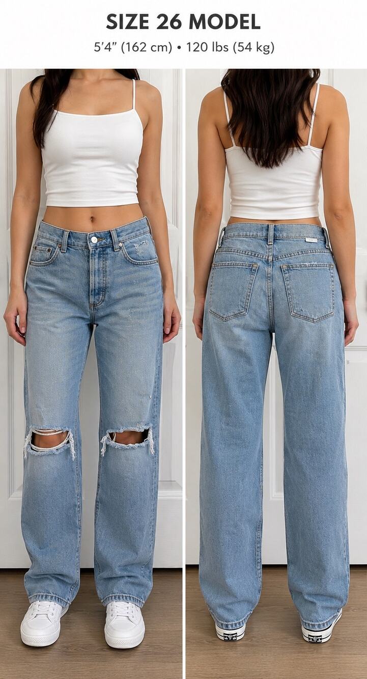 Boyish by HER BRADY jeans button fly size 26 light wash denim jeans